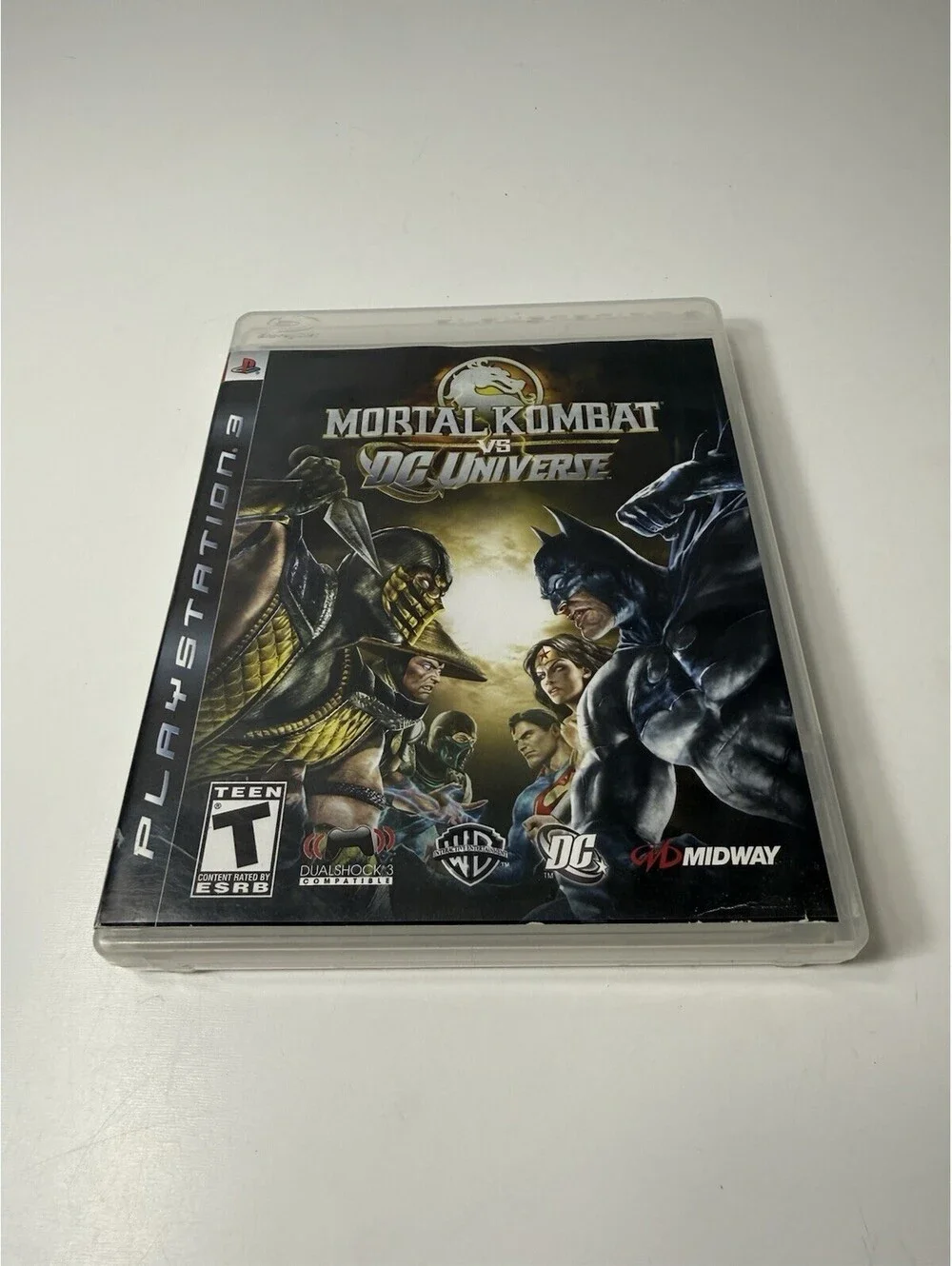 PS3 Mortal Kombat vs. DC Universe (Sony PlayStation 3 Video Game) Rated Teen EUC